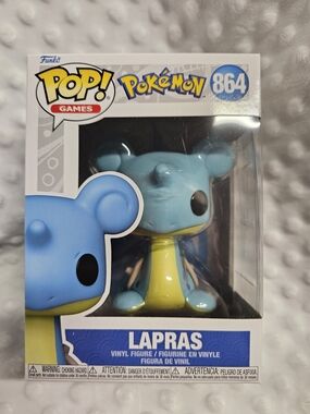 Funko Pop! Games Pokémon #864 Lapras - Blue & Yellow Vinyl Figure